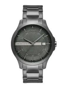 Armani Exchange Men Printed Bracelet Style Analogue Watch AX2455I-Grey