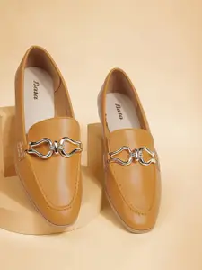 Bata Women Slip-On Solid Loafers