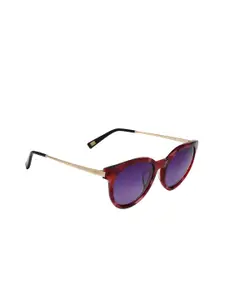 MINI Cooper Women Oval Sunglasses with Polarised Lens- M37017-065P 53 S