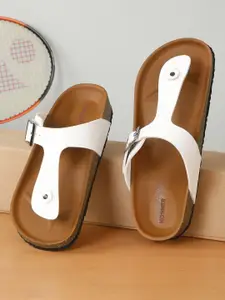 Kosher Men T-Strap Comfort Sandals