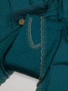 Meena Bazaar Embellished Beads and Stones Unstitched Dress Material