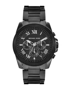 Michael Kors Men Alek Bracelet Style Chronograph Analogue Watch MK9185I-Black