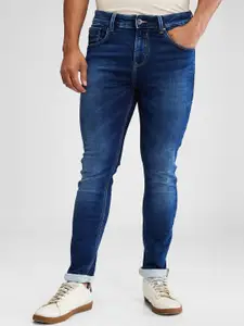 SPYKAR Men Slim Fit Low-Rise Light Fade Stretchable Jeans