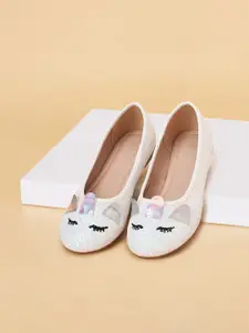 Pantaloons Junior Girls Slip-On Casual Ballerinas with Bows Flats