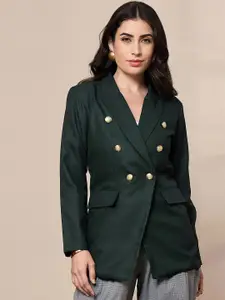 SASSAFRAS worklyf Checked Double Breasted Blazer