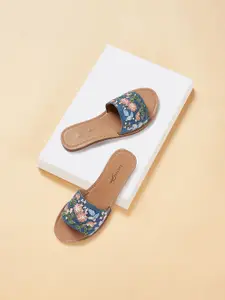 Forever Glam by Pantaloons Women Slip-On Open Toe Casual Flats