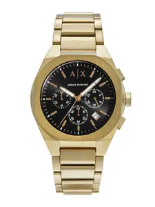 Armani Exchange Men Bracelet Style Chronograph Analogue Watch AX4180I-Gold