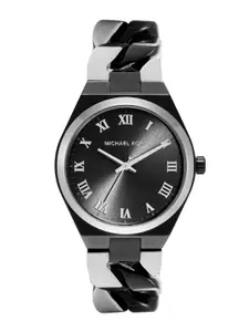 Michael Kors Women Lennox Dial & Stainless Steel Straps Analogue Watch MK7502I