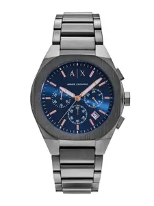 Armani Exchange Men Bracelet Style Chronograph Analogue Watch AX4182I-Grey