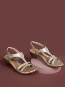 Bata PU Block Sandals with Bows