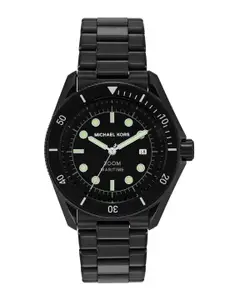 Michael Kors Men Maritime Bracelet Style Analogue Watch MK9181I-Black