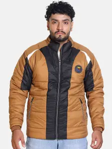BAESD Men Colourblocked Outdoor Puffer Jacket