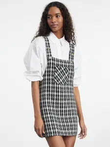 Trendyol Checked Pinafore Dress