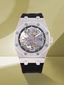 French Connection Men Skeleton Dial & Straps Analogue Automatic Watch FCK2B-S