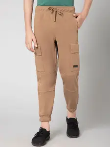 Alan Jones Boys Mid-Rise Cargo Joggers