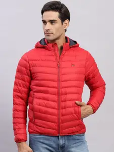 Monte Carlo Men Solid Puffer Hooded Jacket