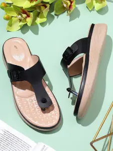 TRASE Women Open Toe Flats