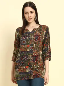 Mialo fashion Ethnic Motifs Printed Kurti