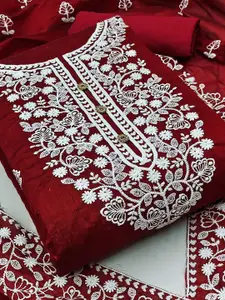 Ishin Ethnic Motifs Embroidered Unstitched Dress Material