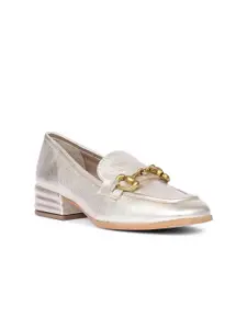 Saint G Leather Block Pumps with Tassels