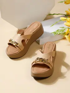 VALIOSAA Flatform Heel Peep Toes