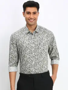 Allen Solly Men Slim Fit Floral Opaque Printed Formal Shirt