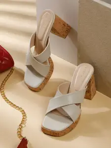 VALIOSAA Block Peep Toes