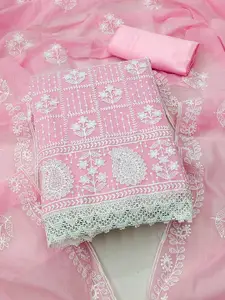 Ishin Ethnic Motifs Embroidered Unstitched Dress Material