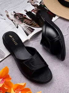 TRASE Women Open Toe Flats