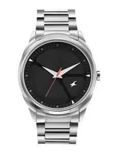 Fastrack Women Brass Dial & Stainless Steel Bracelet Style Straps Analogue Watch 3273SM02