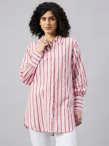 Roadster Striped Casual Shirt