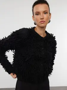 Trendyol Women Pullover with Fringed Detail