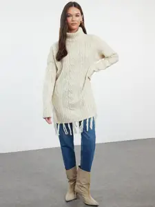 Trendyol Women Cable Knit Pullover