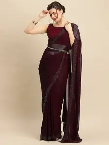 KALINI Embellished Mukaish Saree