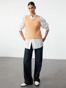 Trendyol Women Crop Sweater Vest