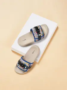 Forever Glam by Pantaloons Women Printed Sliders