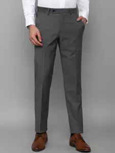 Louis Philippe Men Solid Slim Fit Trousers