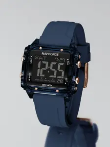 Naviforce Women Brass Printed Dial & Straps Analogue and Digital Watch NF7101 BEBE