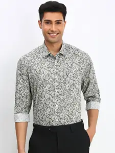 Allen Solly Men Slim Fit Floral Opaque Printed Formal Shirt