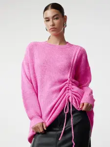 Trendyol Women Striped Longline Pullover