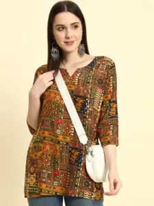 Mialo fashion Ethnic Motifs Printed Kurti