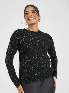 Styli Women Fancy Yarn Regular Fit Sweater