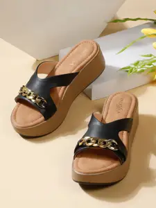 VALIOSAA Women Flatform Heel Sandals