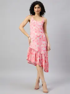 The Roadster Lifestyle Co Printed Shoulder Straps A-Line Dress