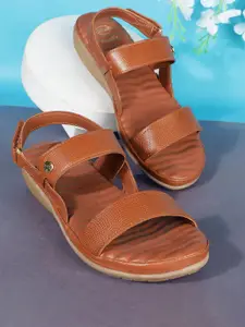 Scholl Women Textured Open Toe Flats