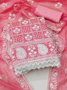 Ishin Ethnic Motifs Embroidered Unstitched Dress Material