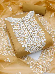 Ishin Ethnic Motifs Embroidered Unstitched Dress Material