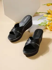 VALIOSAA Wedge Peep Toes