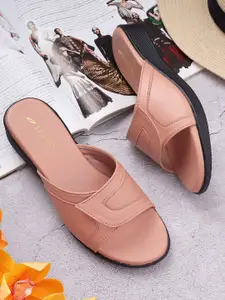 TRASE Women Open Toe Flats