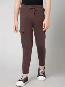 Alan Jones Boys Mid-Rise Cargo Joggers